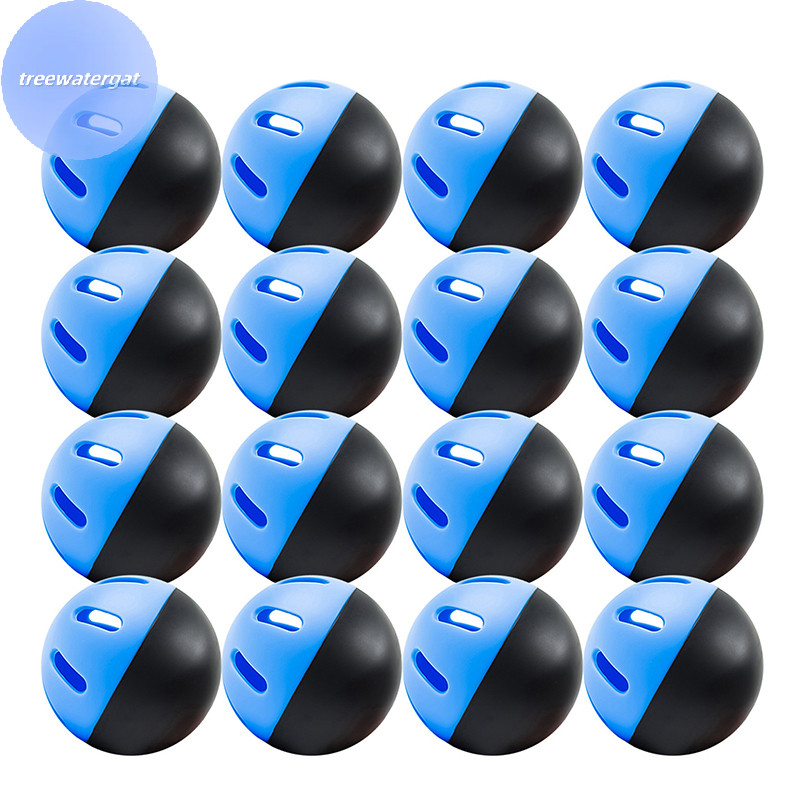 TEGAT Baseballs Practice Balls Softball Training Plastic 16 Holes