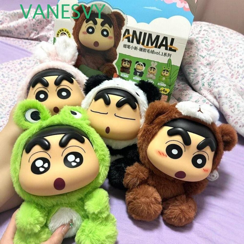 VANESVY Crayon Shin-Chan Figure, Animal Plush Vinyl Doll Shinnosuke ...