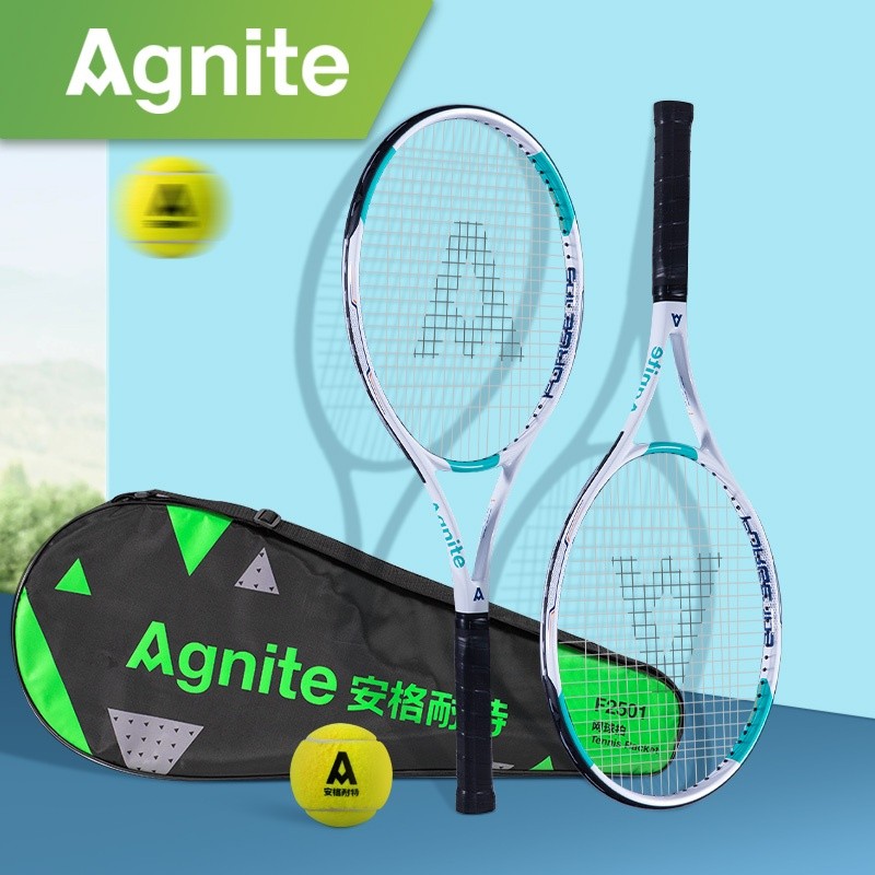 Deli Agnite 27 Inches 45-55LBS Aluminum Alloy Integrated Tennis Racket ...