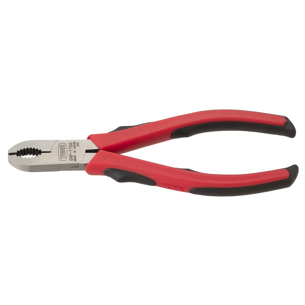 TONE Pocket Thread Pliers Master Grip Type BNP-175G Red Total Length ...