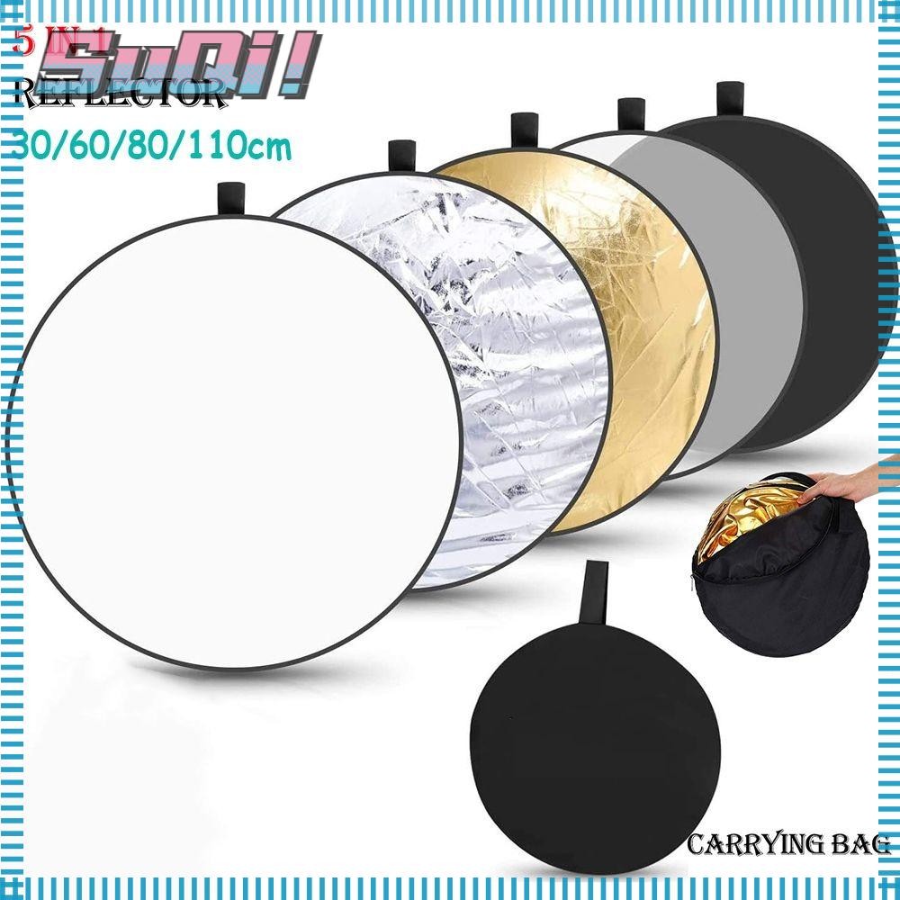 HI-SUQI 2/5in1 Photography Reflector, Outdoor Portable Light Diffuser ...