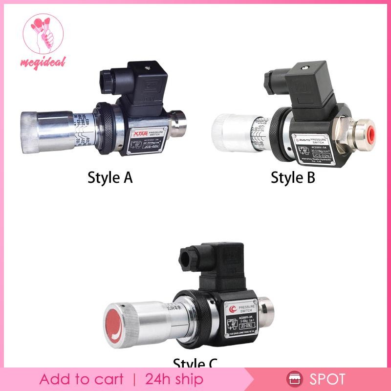 [MEGIDEAL] Pressure Relay Metal RC1/4 Internal Thread 12V-220V Wiring ...