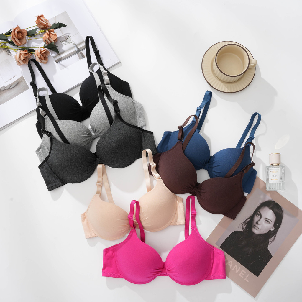 2024 New Women's Push Up Bra Padded Cotton With Wire Wonderbra ...