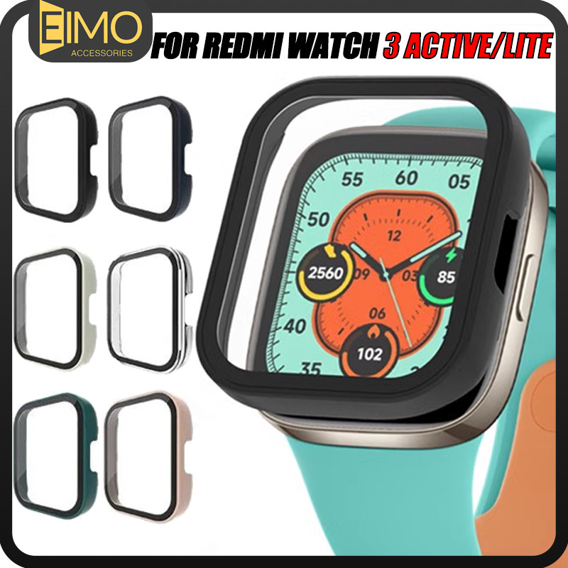 Tempered Glass PC Case for Redmi Watch 3 ACTIVE 3 Screen Protector for
