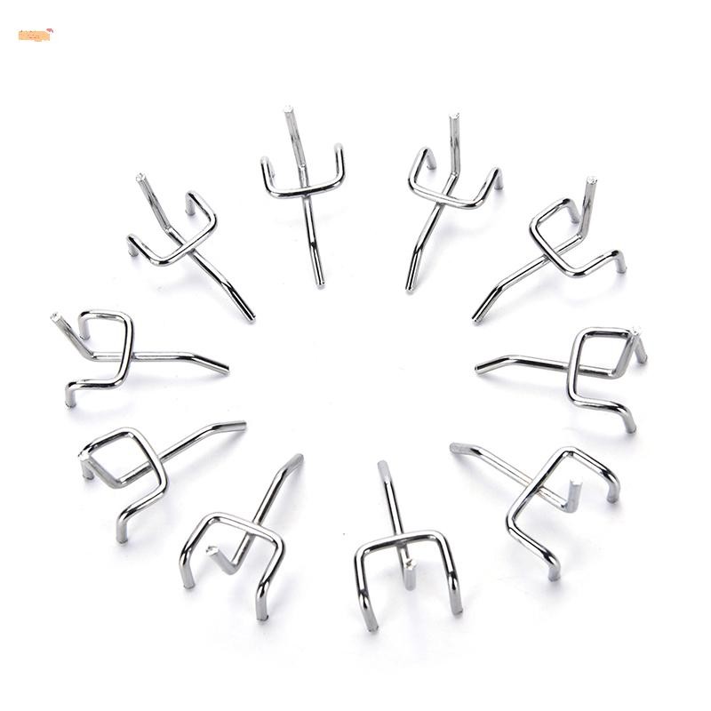 Sweet 10pc Metal Peg Board Pegboard Hooks Garage Work Shop Storage