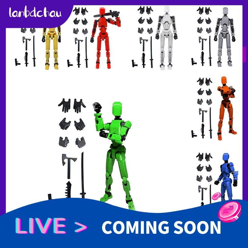 Robot Action Figure, 3D Printed with Full Articulation for Stop Motion ...