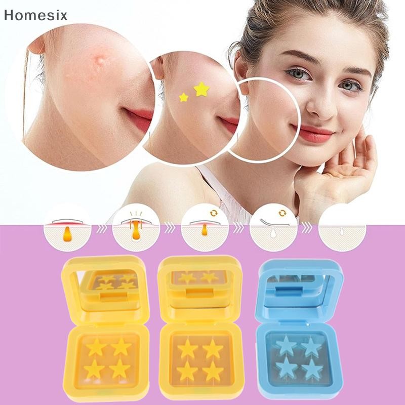Homesix 1Box Yellow/Blue Acne Patch Fade Repair Invisible Stickers Cute ...