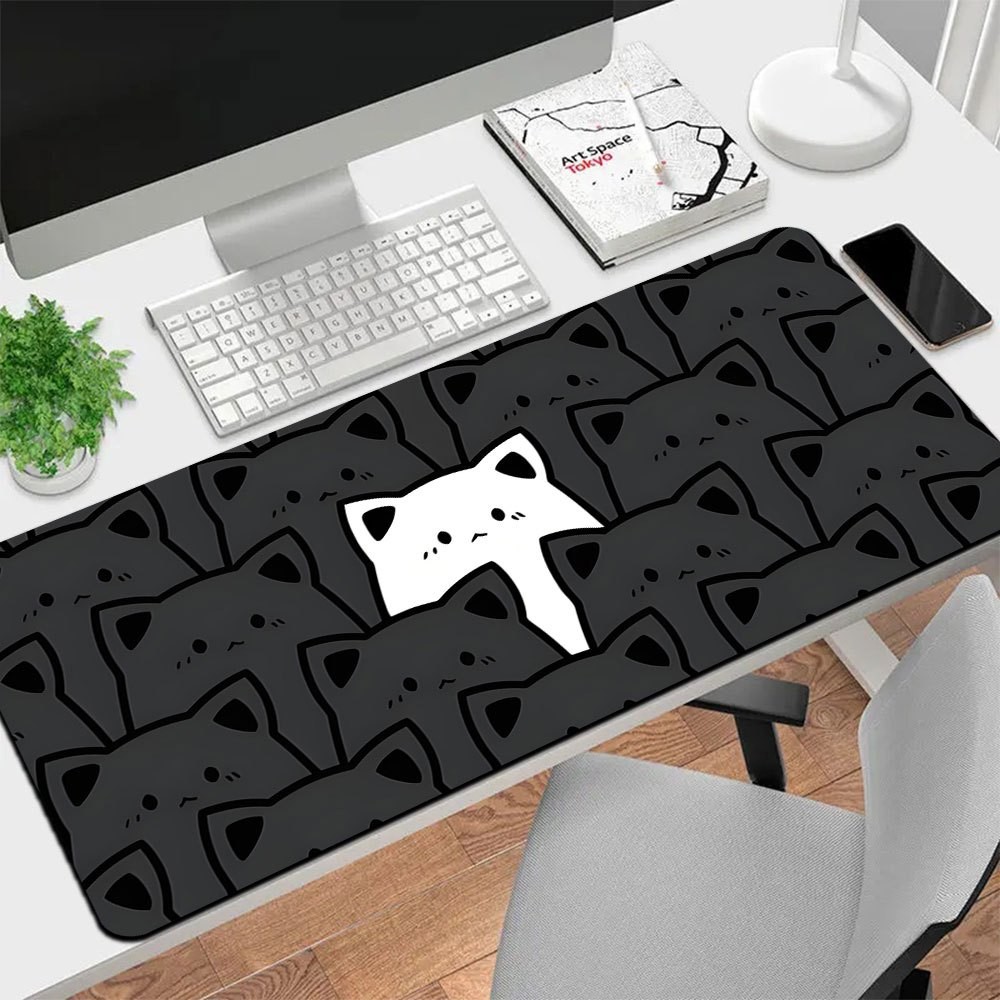 Cartoon Computer Mouse Pad Non-Slip Large Mouse Pad Keyboard Desk Pad ...