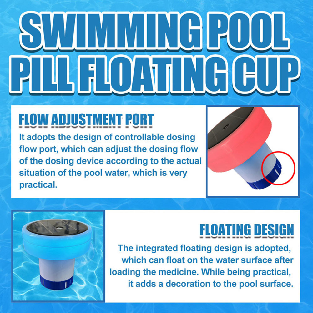 Solar Swimming Pool Chlorine Air Floater Floating Chlorine Gas ...