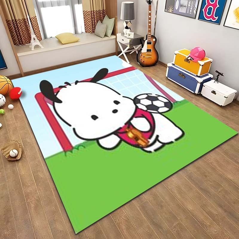 Pochacco rug, nature-themed decorative rug, indoor floor mat, no lint ...