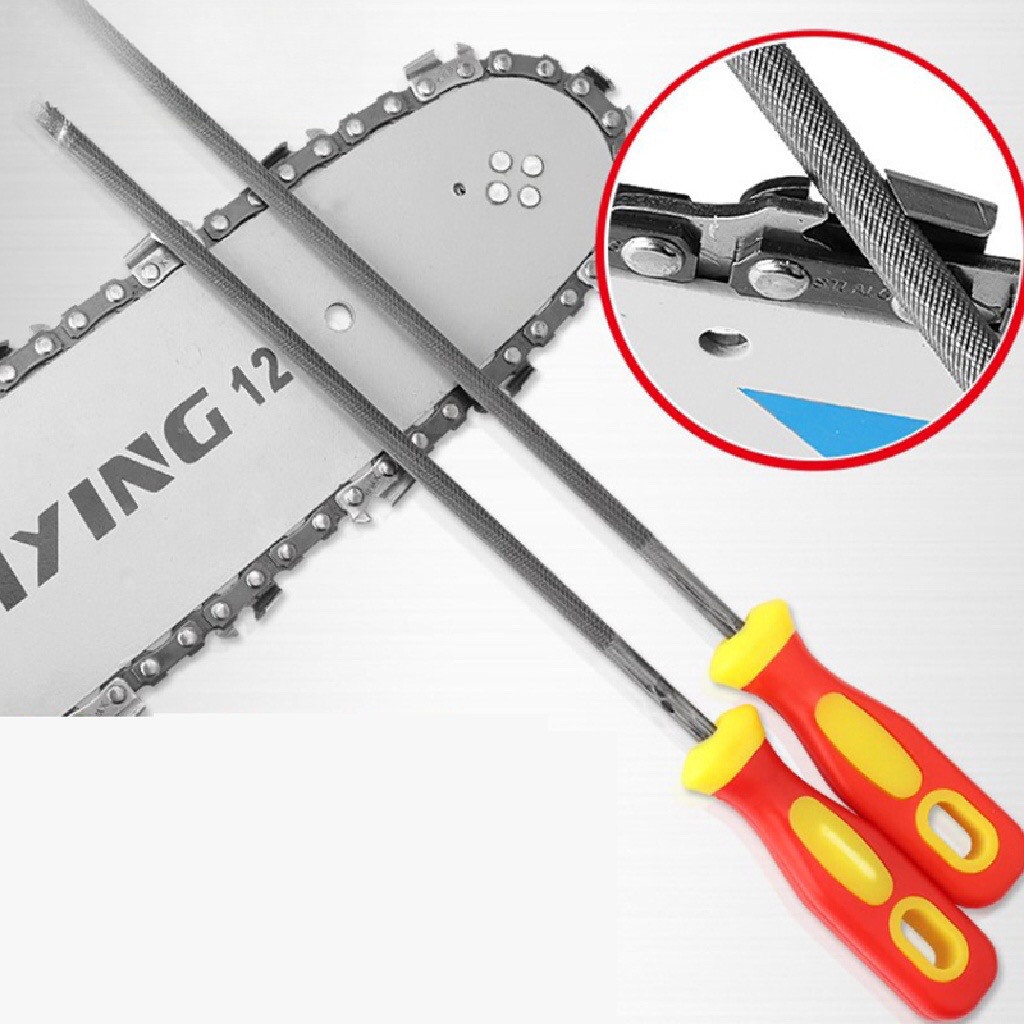 Round High Carbon Steel Sharpening Chain Saw Chain File Sharpener 4/4.8 ...