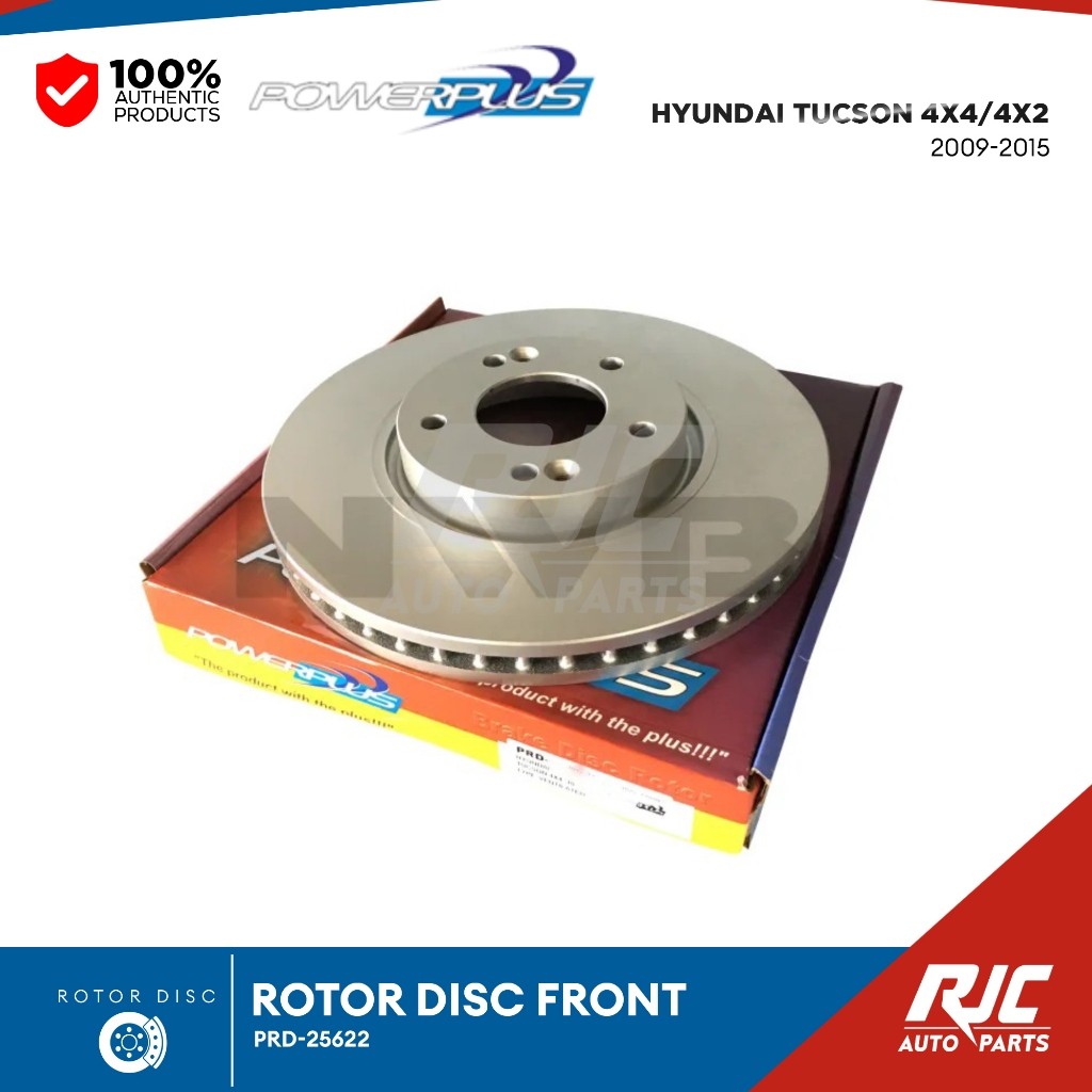 POWER PLUS ROTOR DISC HYUNDAI TUCSON FRONT PRD-25622 1pc | Shopee ...