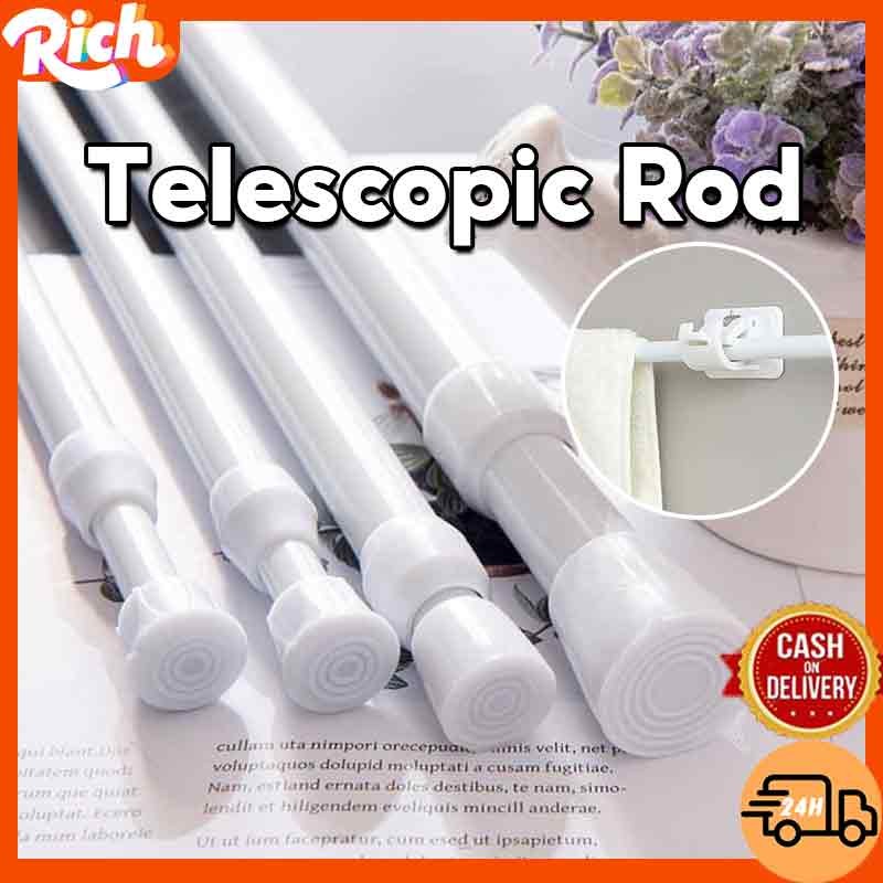 Punch-free Telescopic Rod Stainless Steel Multiple Scenarios Hooks ...