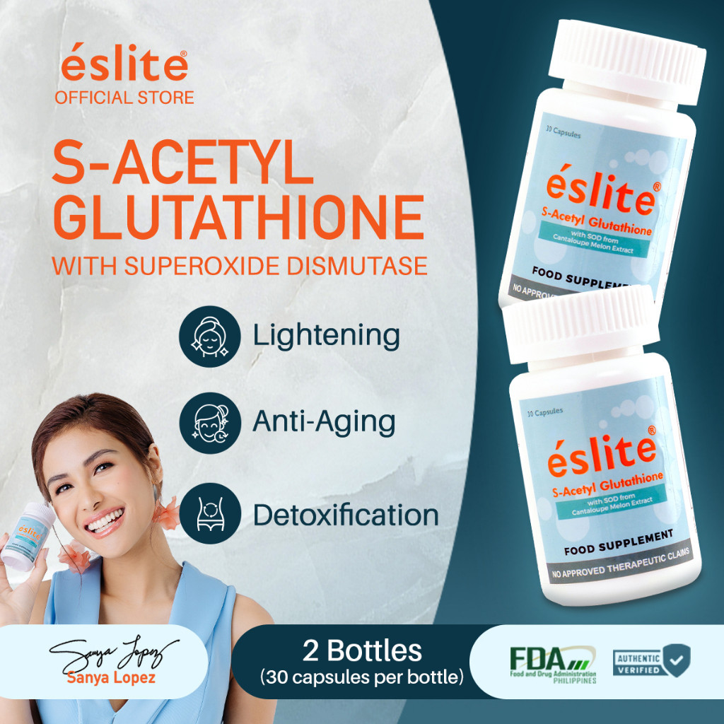 s acetyl glutathione philippines BUY 1 TAKE 1 Eslite S-Acetyl Glutathione for Radiant Glow, Beauty Support &  Skin Wellness 60s