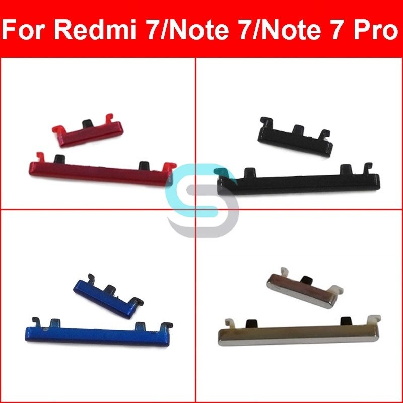 Power Volume Side Button For Xiaomi Redmi 7 Note 7 Switch On off Power ...