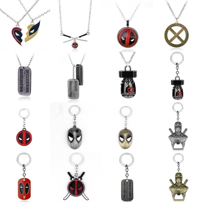 Deadpool Wolverine Pendant, Keychain, Necklace, European and American ...