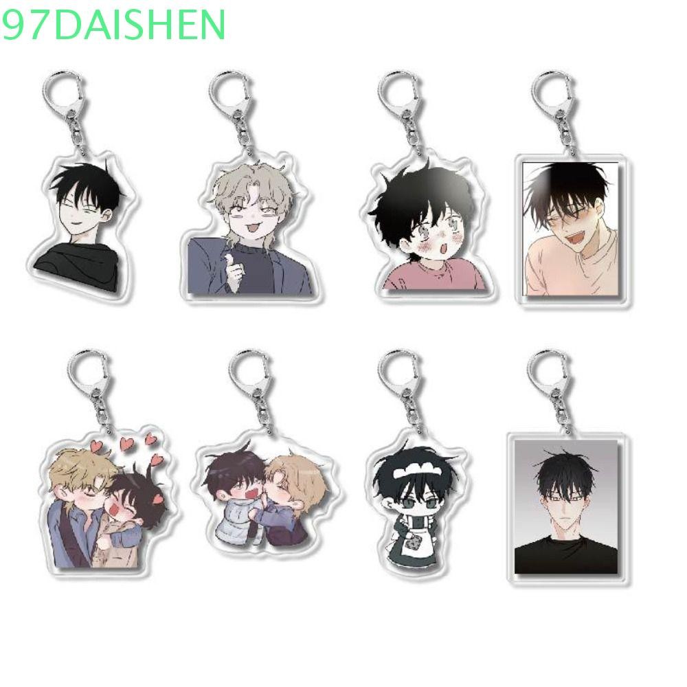 Daishen Yaoi Couple Acrylic Keychain Korean Bl Manga Cartoon Figure