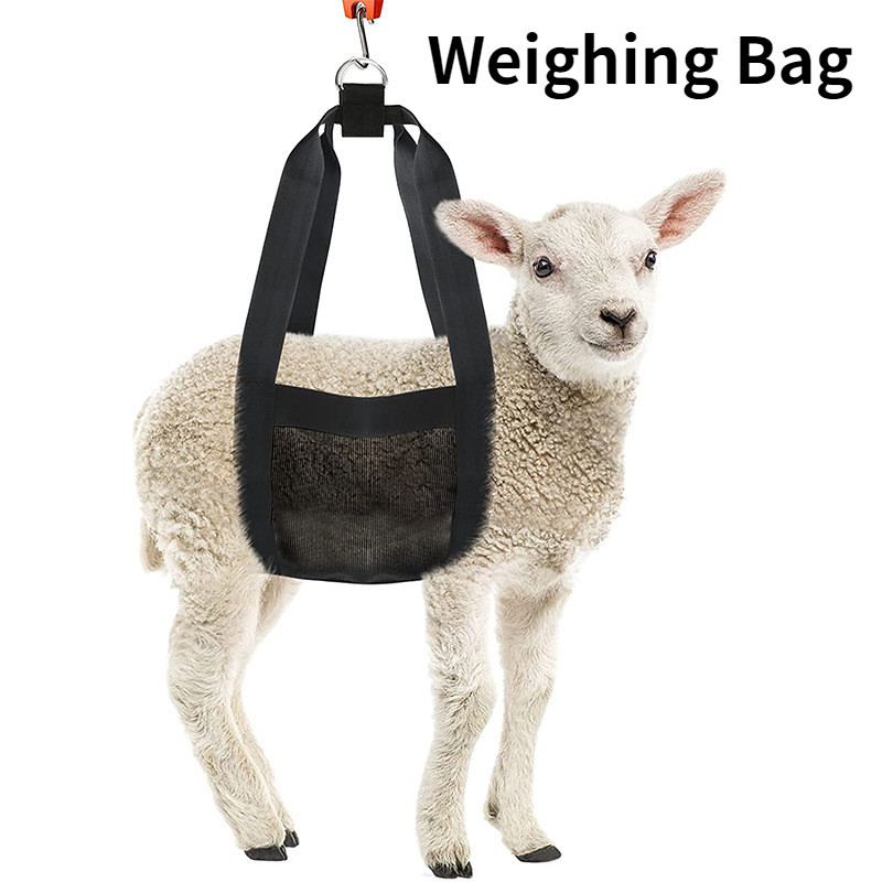 1Pcs Goat Hanging Weighing Bag For Livestock Sheep Pigs Foldable Nylon ...