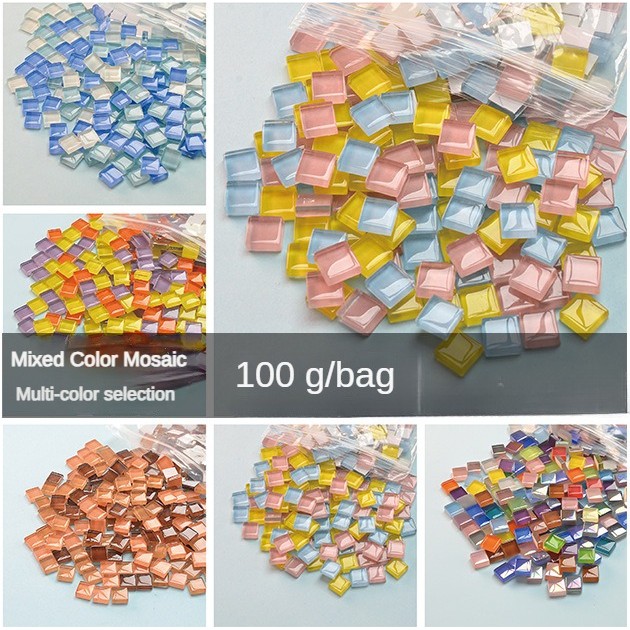 1cm Mosaic DIY Small Particles Handmade Course Material Mixed Color ...