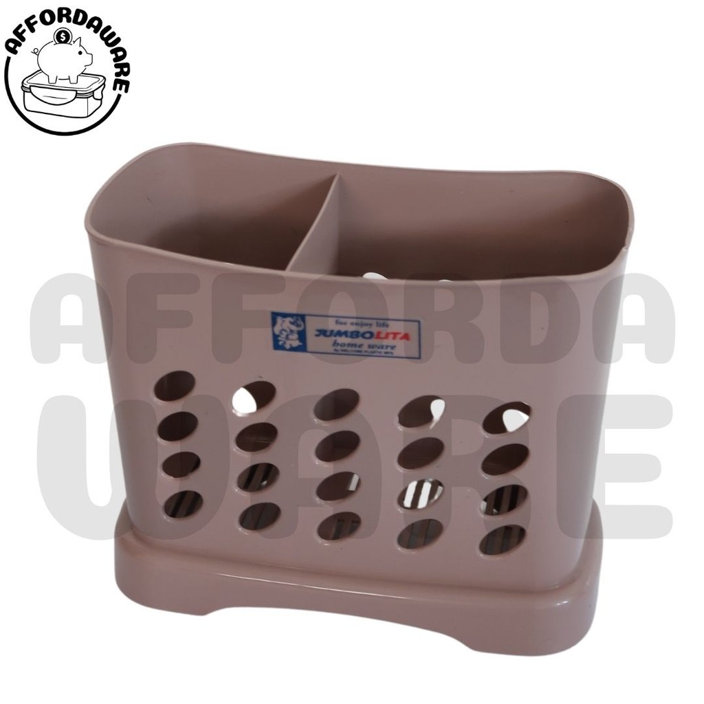 Spoon and Fork Organizer rack Plastic with drain Jumbolita Brand #1663 ...