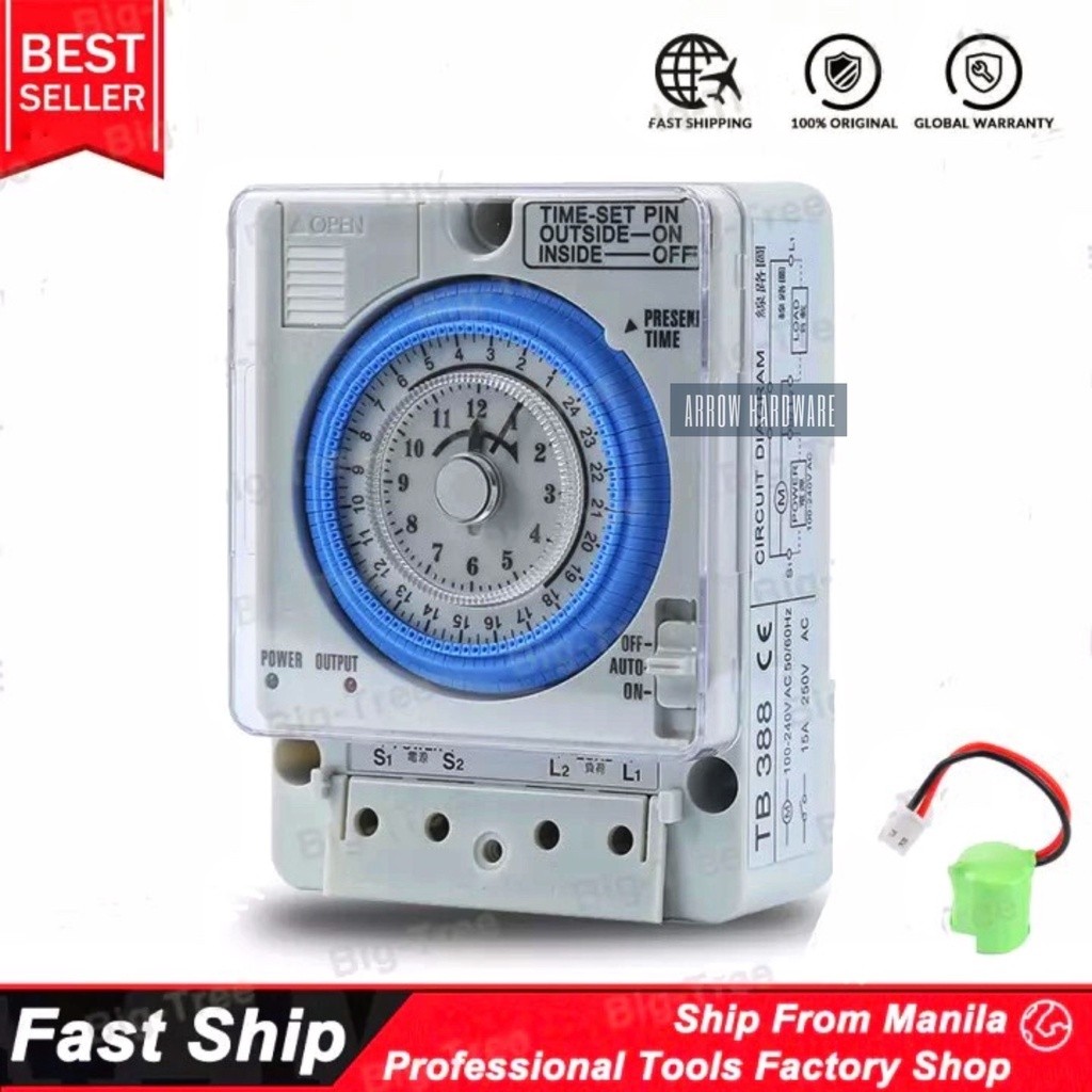IVY Timer Switch 220V Model TB388 Timer Switch Automatically Turns On ...