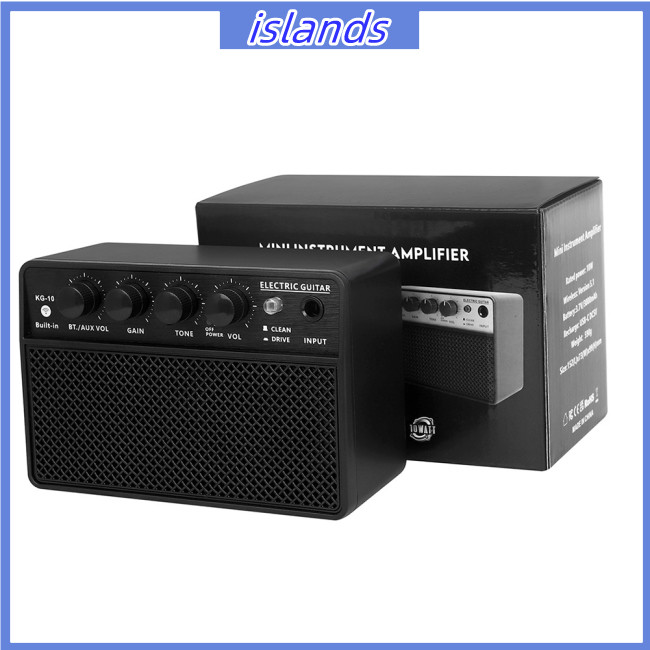 【IS】 Electric Guitar Speaker Indoor Outdoor Sound System Instrument