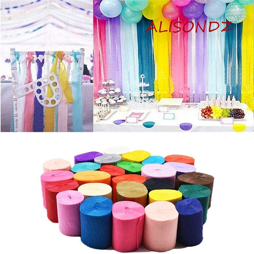 ALISONDZ Crepe Paper Wedding DIY Handmade Birthday Party Children
