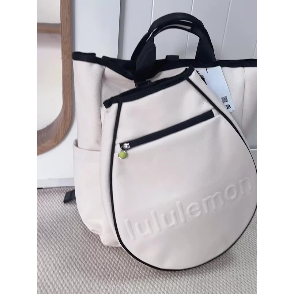 Cross-Border Lululemon Lululemon 2025 New 19L Tennis Bag Lightweight Canvas  Tennis Sports Portable Backpack | Shopee Philippines
