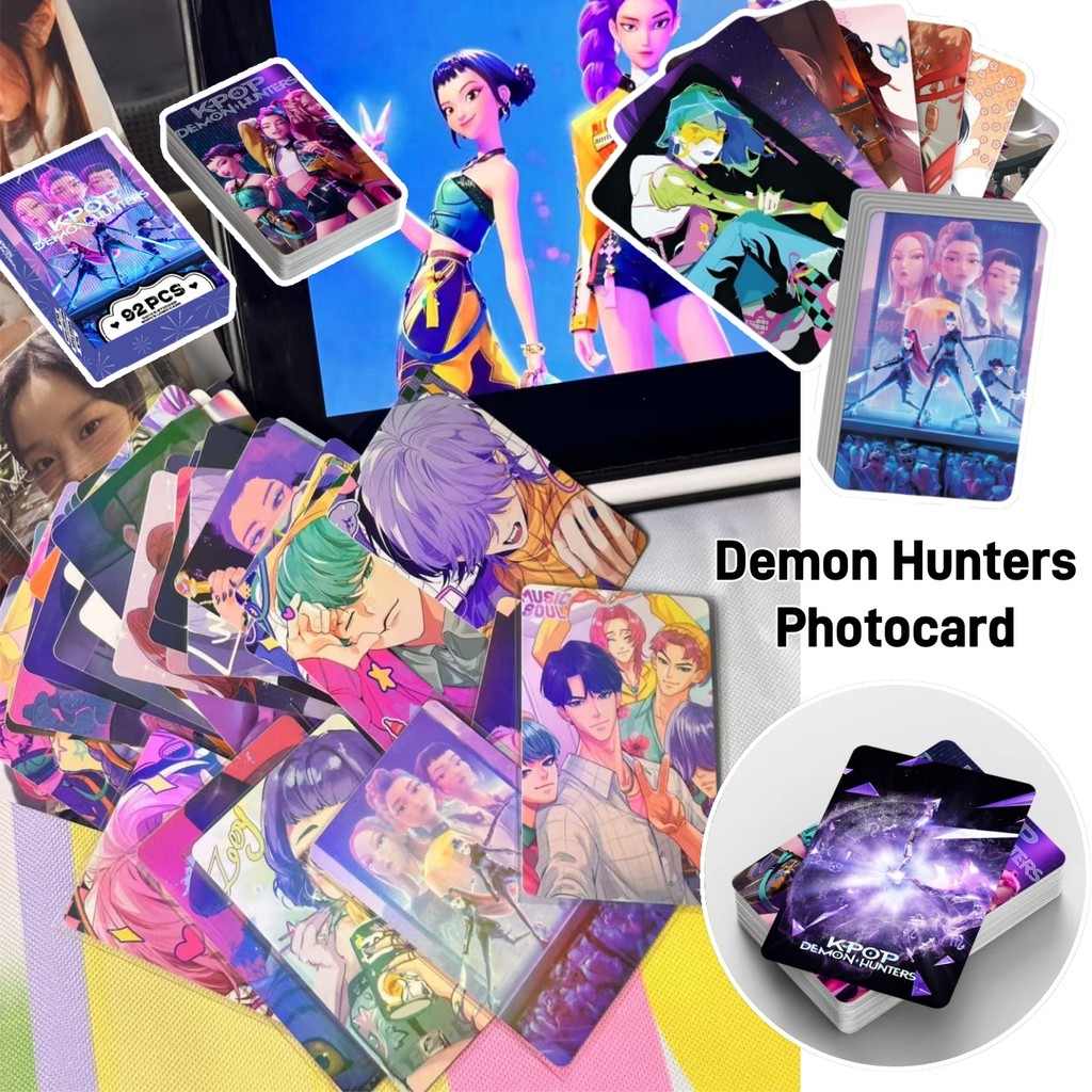 Set Di 55 Photocard K-pop – Carte Collezionabili Demon Hunters, 55x85 Mm, Per Fan E Scambi