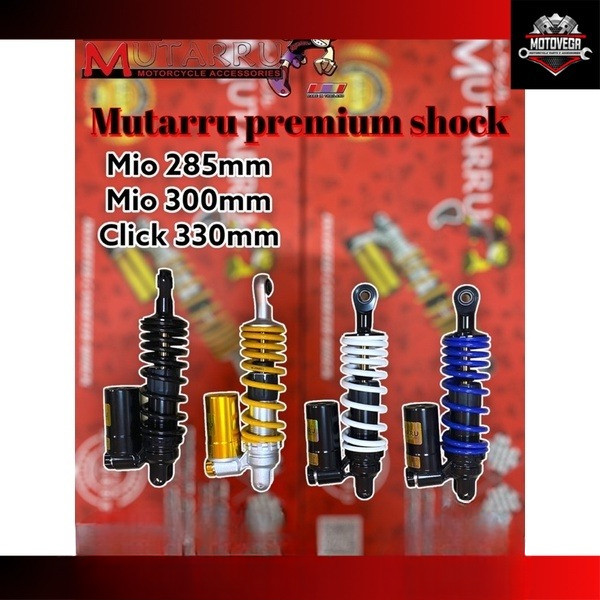 MUTARRU PREMIUM ADJUSTABLE REAR SHOCK WITH inverted TANK | Shopee ...