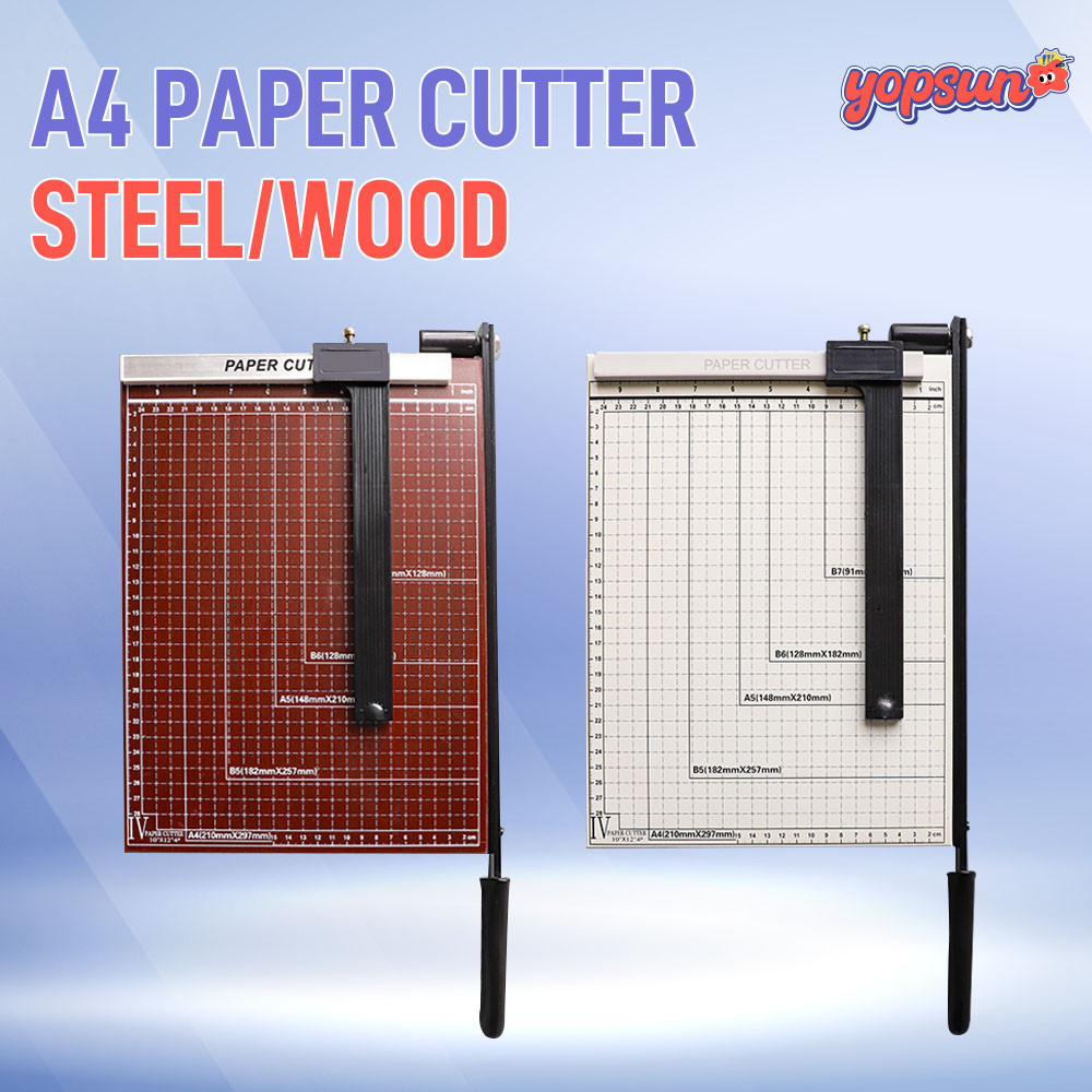 A4 Paper Cutter Steel / Wood Type Sharp Cutting High Quality Trimmer ...
