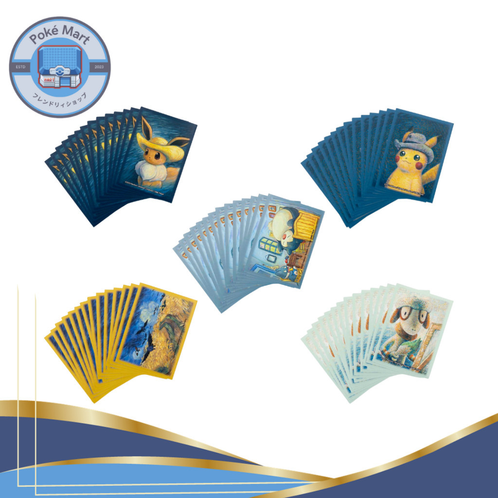 van gogh card sleeves Pokémon Center × Van Gogh Museum: Smeargle