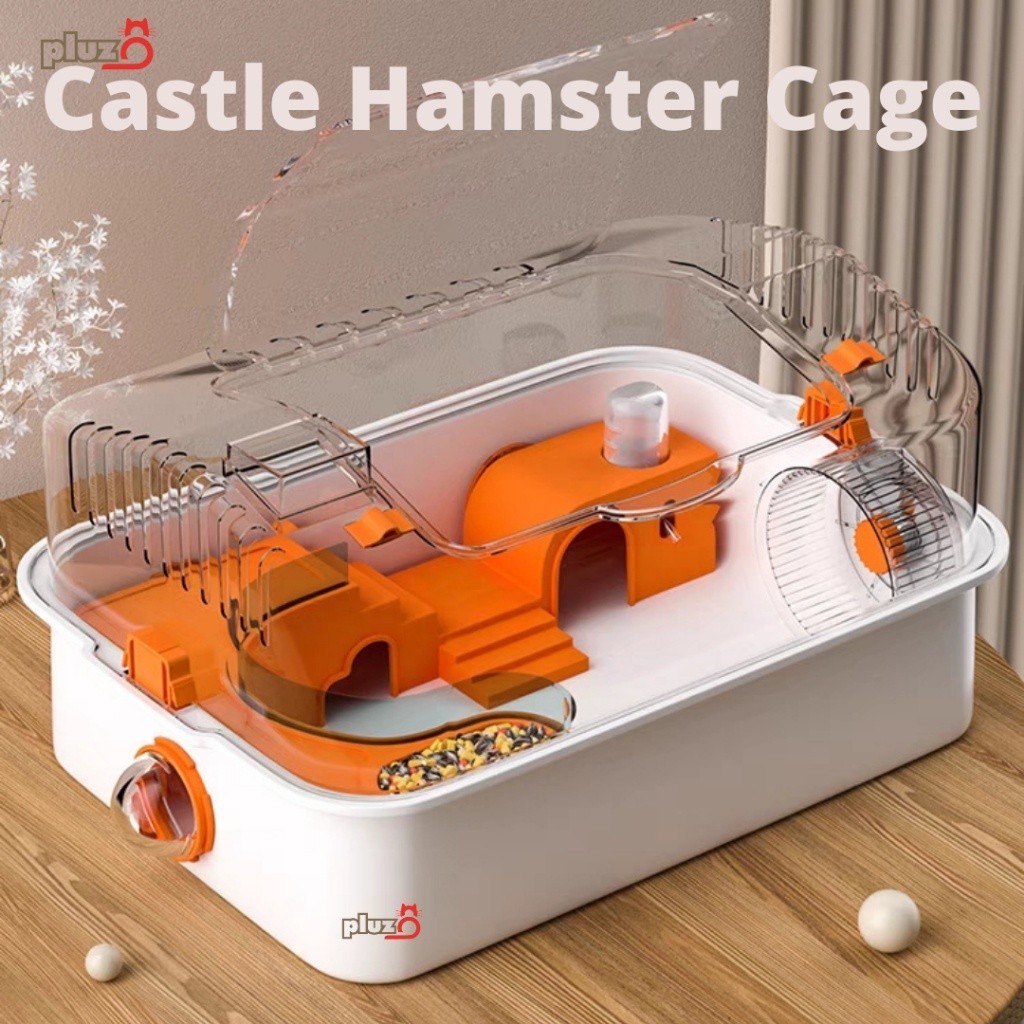 Curated visual reference: Picture Idea: Hamster Cage Habitats Castle Transparent Premium Acrylic Toys Modern