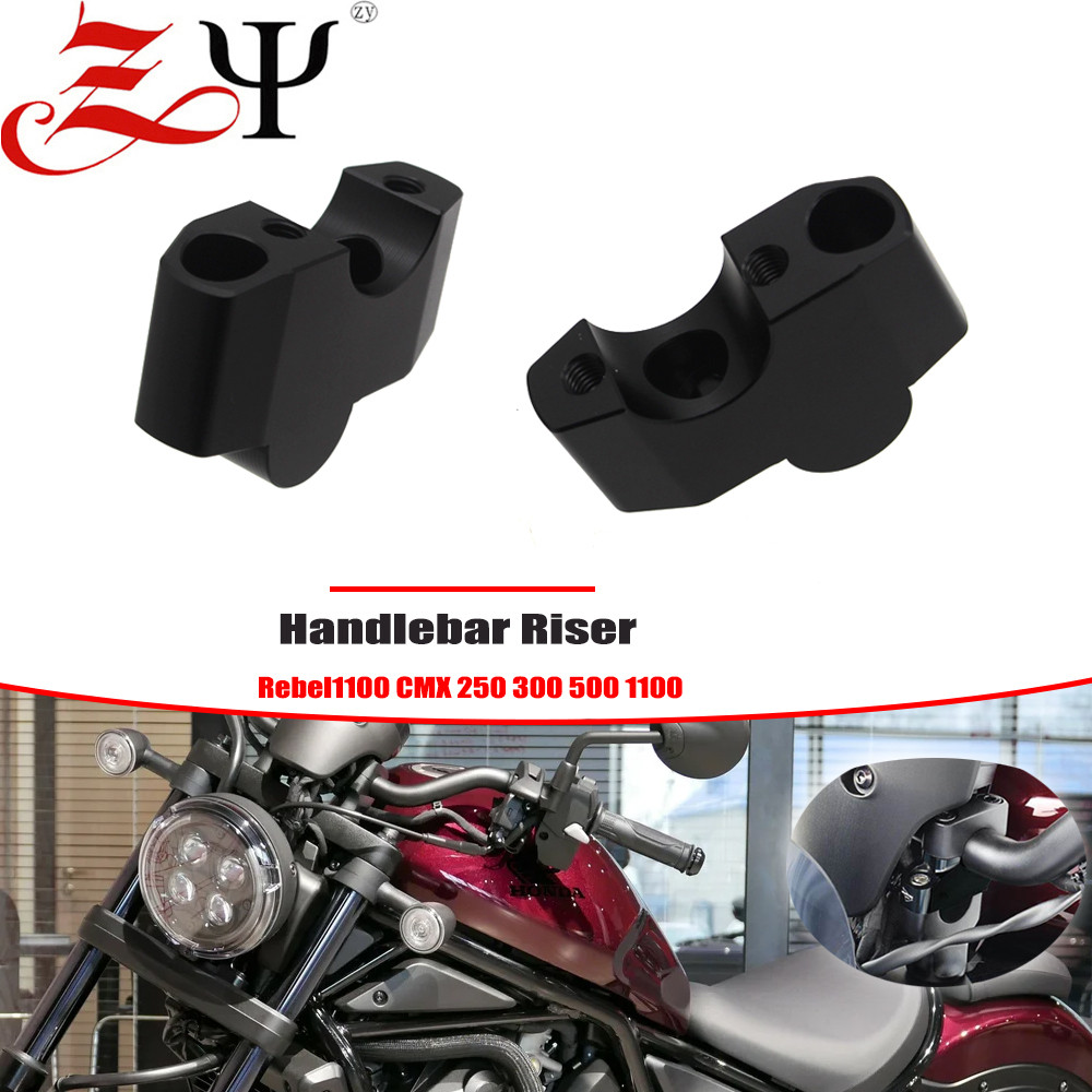 Motorcycle Handlebar Riser Mount Clamp High Lifter Risers For Honda ...