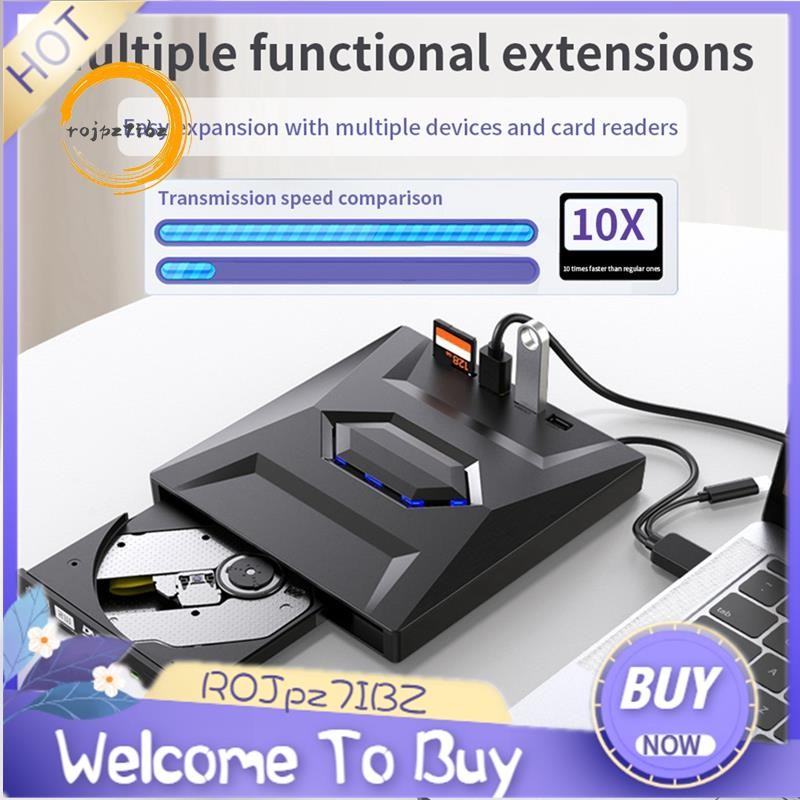 External DVD CD Writer Burner CD and DVD Player Type C/USB3.0 External