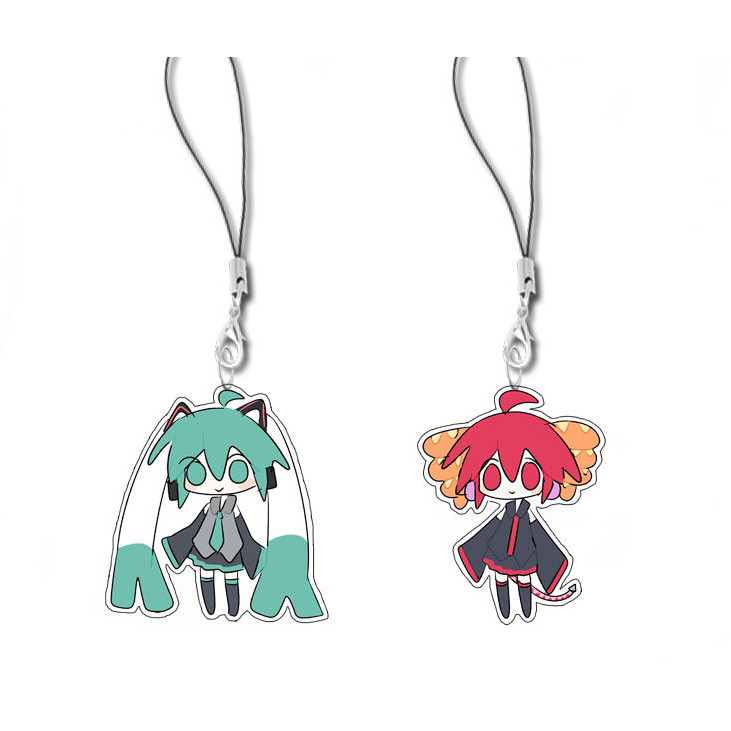 Hatsune Miku kasane teto mobile phone chain VOCALOID lanyard schoolbag ...