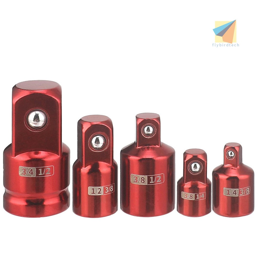Geevorks Socket Adapter 1/2'' Sae Socket Set 1/4 3/8 Wrench Conversion ...