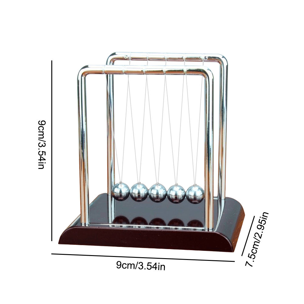 Newton Cradle Balance Steel Balls Physics Science Pendulum Desk Toy ...