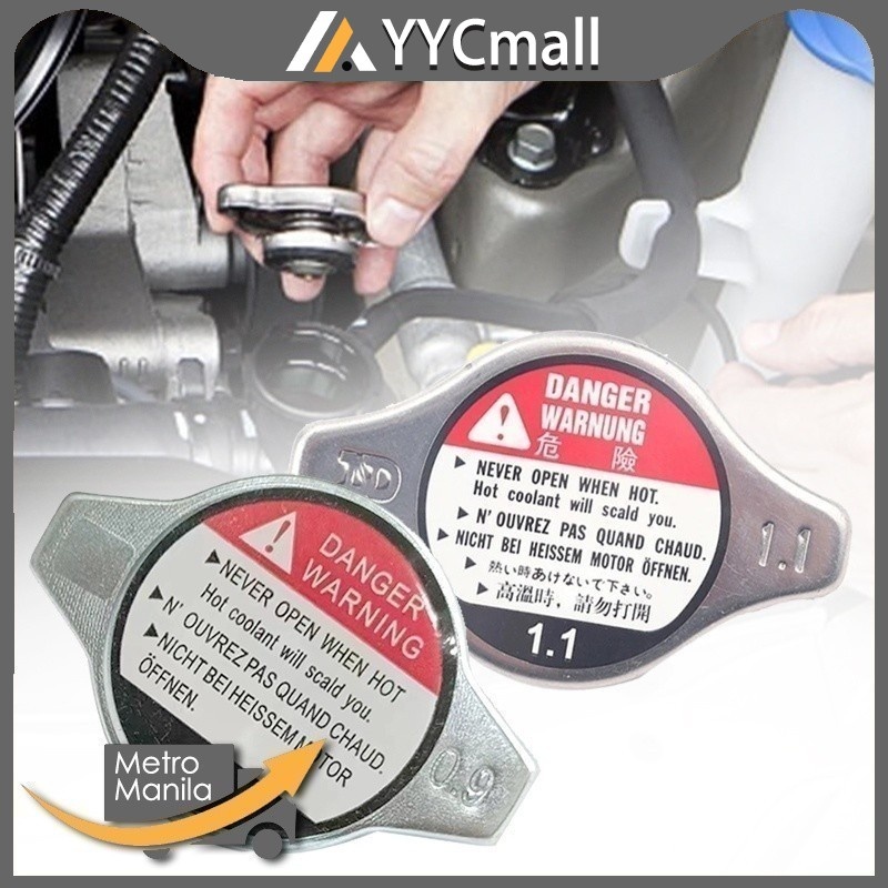 Galvanized Iron Car Radiator Cap Universal 0.9/1.1Bar Car Radiator Cap