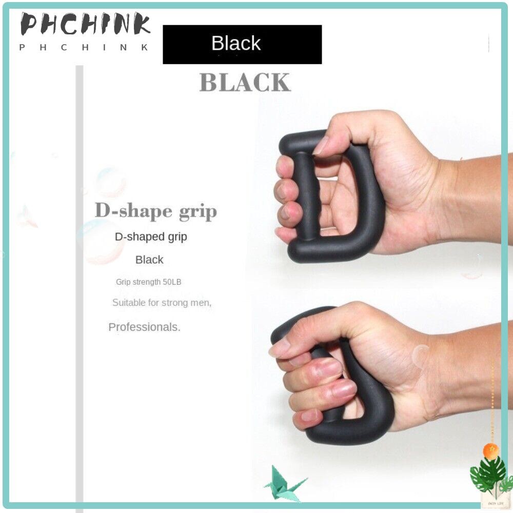 CHINK D-type Gripper, Rehabilitation Trainer Antiskid Wrist Strength ...