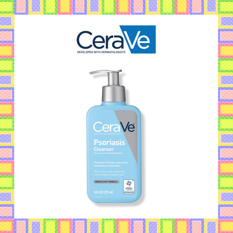 CeraVe Psoriasis Cleanser Moisturizer For Oily Skin 237ml Shopee