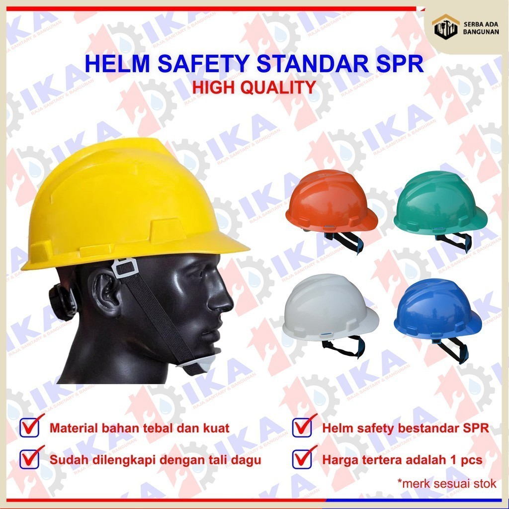 SAB STANDARD SAFETY PROJECT HELMET) COMPLETE WITH CHIN STRAP READY TO ...