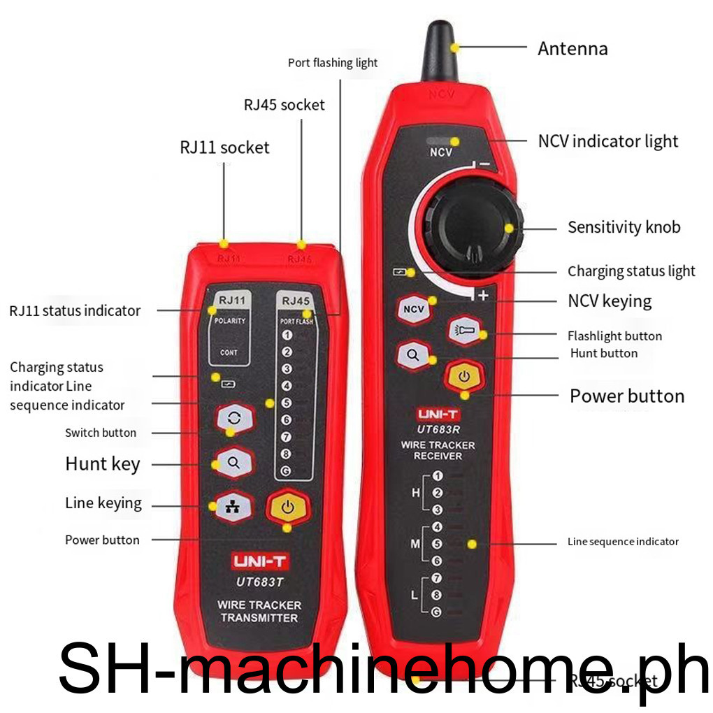 Cable Tester With Light Shape Easy To Line Tester For Network Tone ...