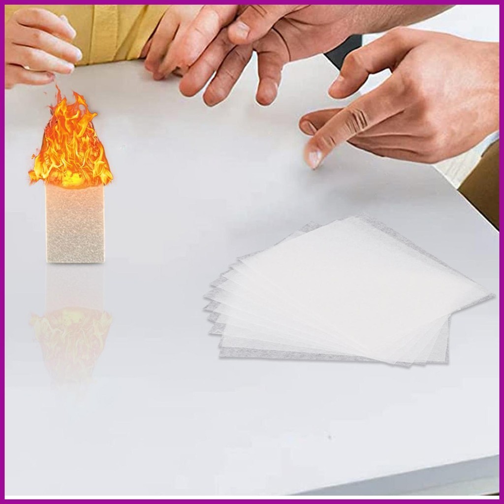 Magic Paper Fire 100PCS Paper Trick Cool Close-up Magic Trick Magic ...