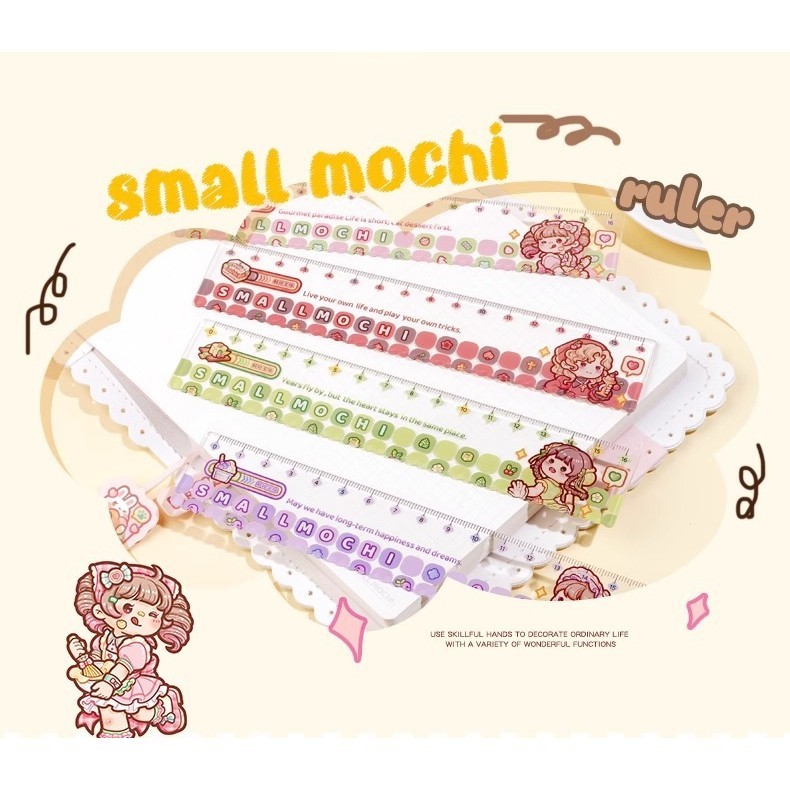 [Ready Stock] Small Mochi Ruler Dessert Master Acrylic Ruler Handbook ...