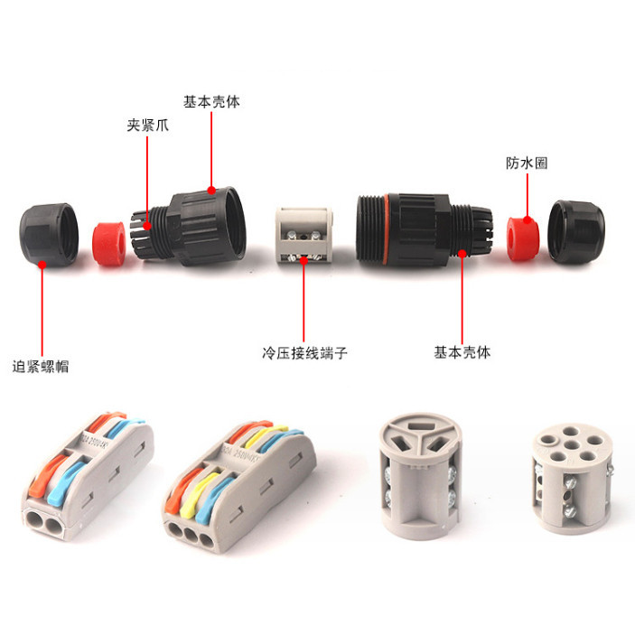 [GOOD TYPE] IP68 waterproof electrical wire connector, IP68 CDF-200 ...