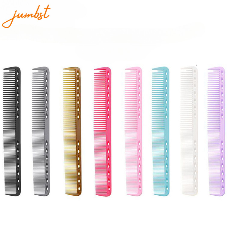 Barber Hair Cutting Comb Hollow Shape Two Ends Sparse Tooth Hair Salon ...