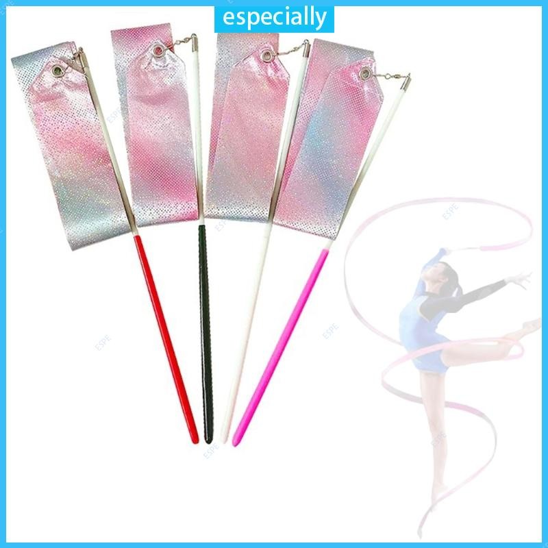 ESP Kids Glitter Dancing Gymnastics Ribbon Wand Rhythmic Artistic ...