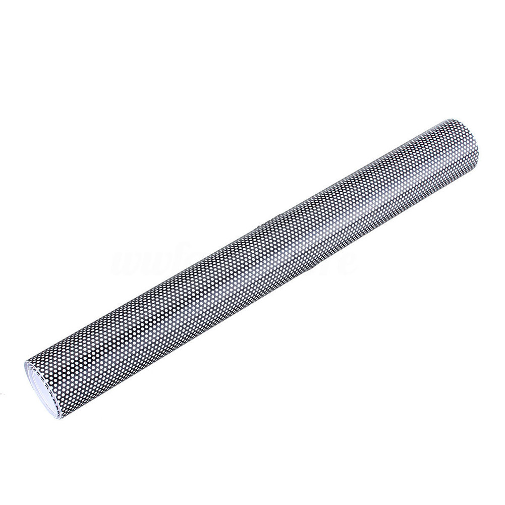106x30cm Headlight Tint Perforated Film Mesh Like Fly Eye MOT Legal