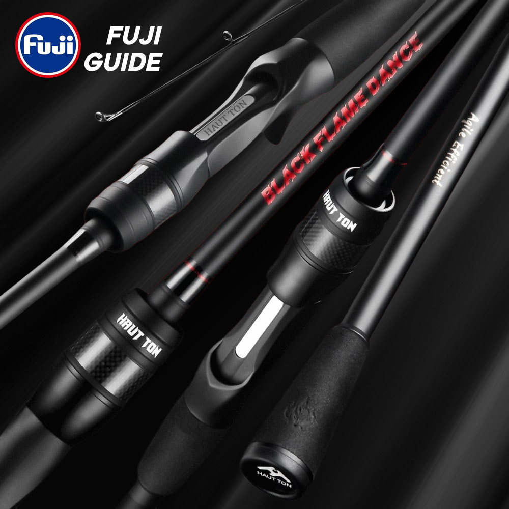 FUJI Guide 1.68m/1.8m/1.98m/2.1m Allwaters Fishing Rod UL&ML&M Solid ...